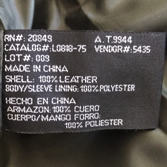 Lew Magram Collection Forest Green Leather Jacket - Picture 5 of 11